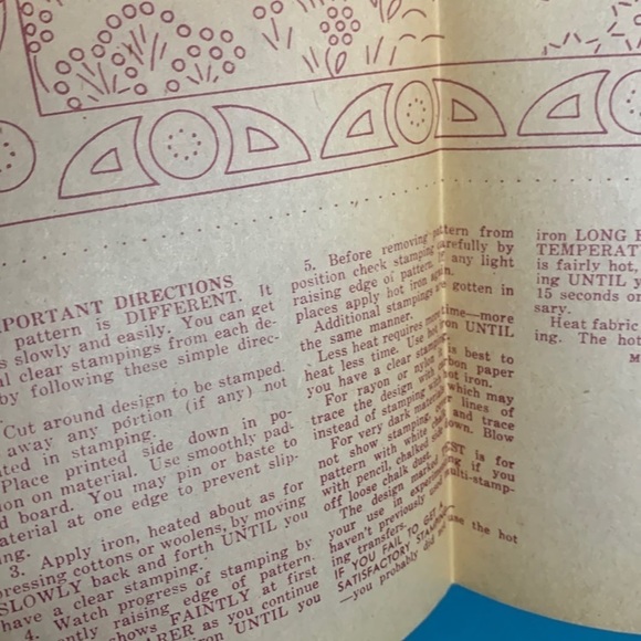 2 Vintage Aunt Martha's hot iron transfers birds & mountain scenes - Picture 12 of 12